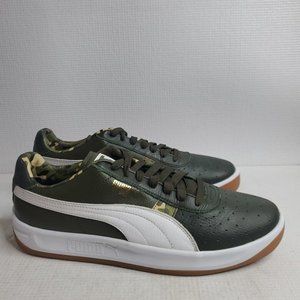 PUMA GV Special Camo Basic S Men Size 13 Sneaker Athletic Shoes Green & White